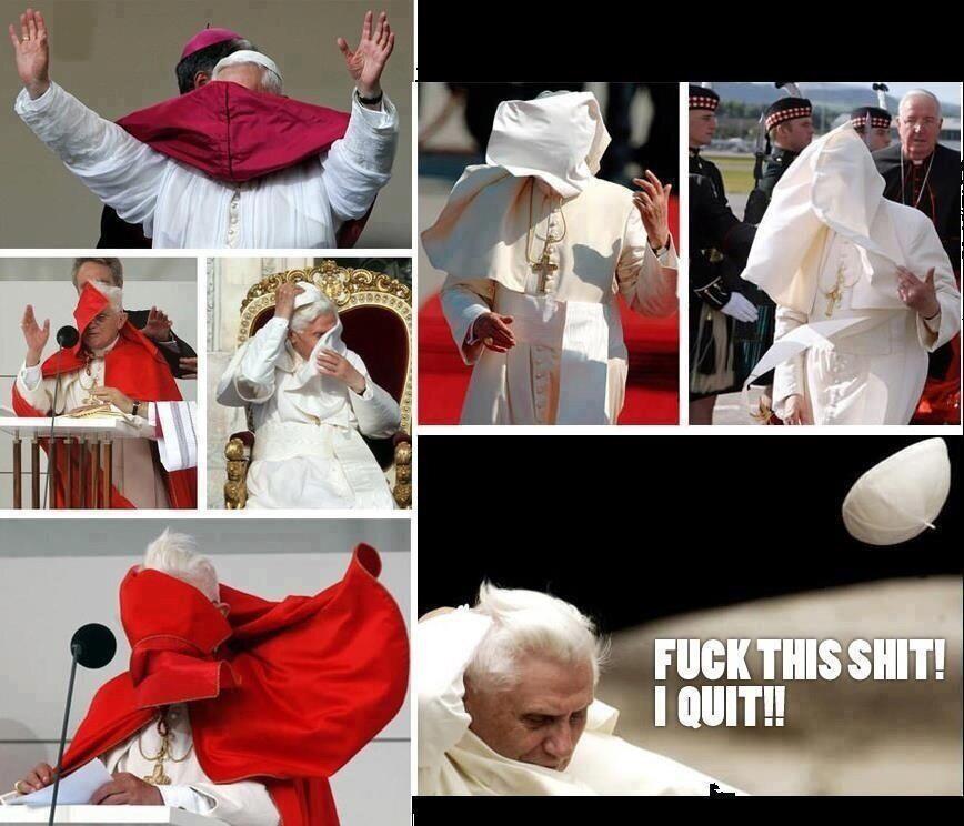 pope, fail, fuck