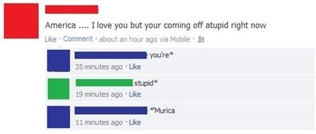 america, 'merica, grammar, stupid