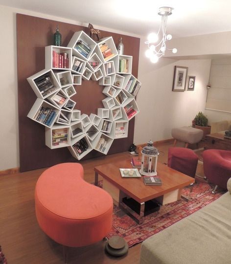 bookshelf, interior design, star, win