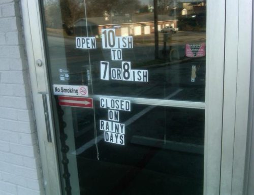 opening hours, win, label, sign, store