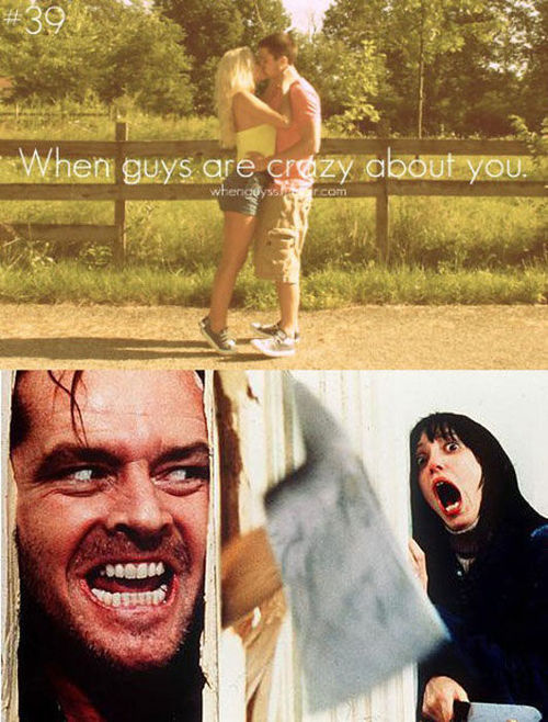 love, crazy about you, the shinning