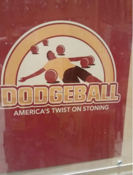dodgeball, stoning, win