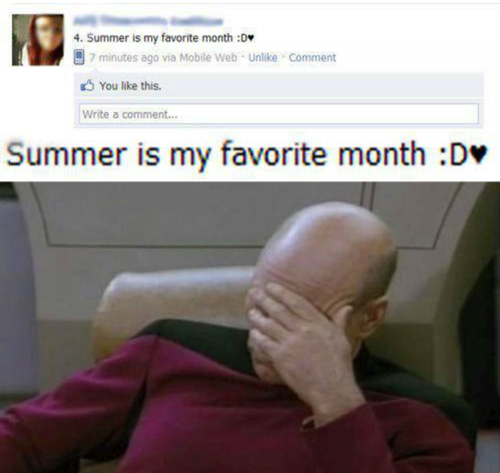 summer, month, facebook, fail, face palm