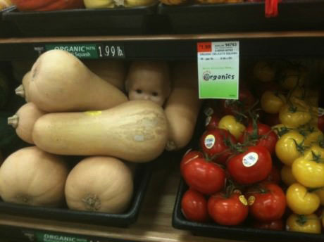 squash, baby, head, wtf, vegetables