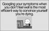 google, symptoms, death, dying