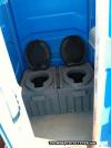 two seated portable toilet, fail, wtf