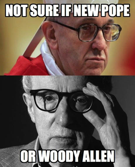 pope, woody allen, meme, totallylookslike