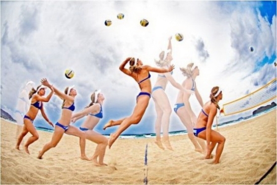 stop motion, volleyball