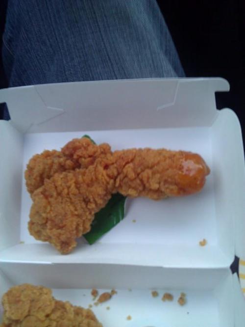 worst., chicken, strip, penis, food, shape