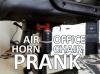 prank, troll, air horn, office chair
