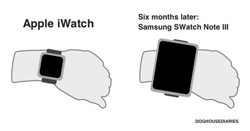 apple, samsung, watch, huge