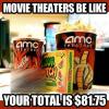movie theatre, rip off, expensive, meme