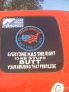 racist, america, sticker, fail, stupid, butt