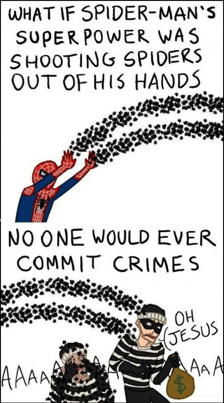 spiderman, crimes, spiders