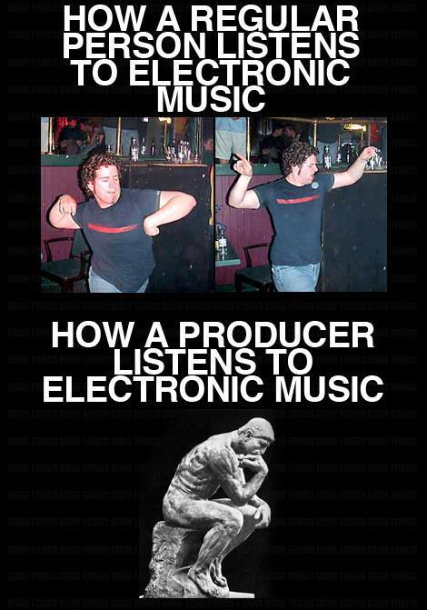 electronic music, producer, regular person