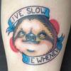 sloth, motto