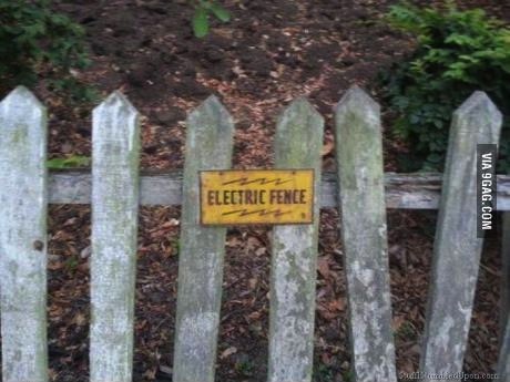 electric fence, wood, legit