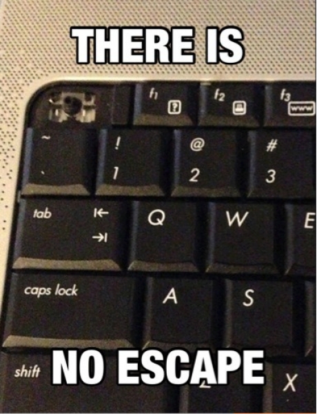 keyboard, literal, escape key