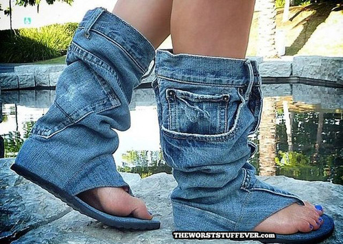 worst, sandals, jean, wtf, shoes