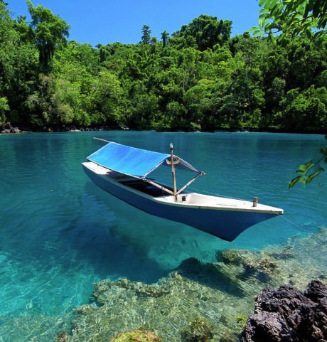 boat, water, beautiful, nature, indonesia