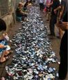 cell phone, pile, wtf