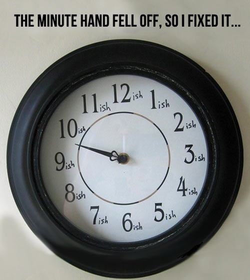 clock, fixed, broken, ish
