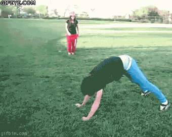 leap frog, gif, prank, ouch, face plant, fail