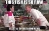 this fish is so raw, it's still trying to find demo, gordon ramsay