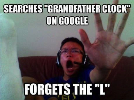 meme, grandfather clock