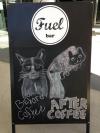 coffee, chalkboard, grumpy cat, nyan cat, before, after