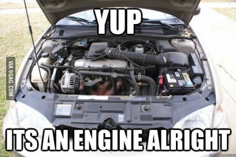 car, engine, meme, yup