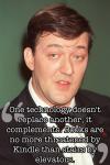 technology, media, book, kindle, comparison, stephen fry