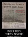newspaper, health choice, smoking, motivation, chuck norris