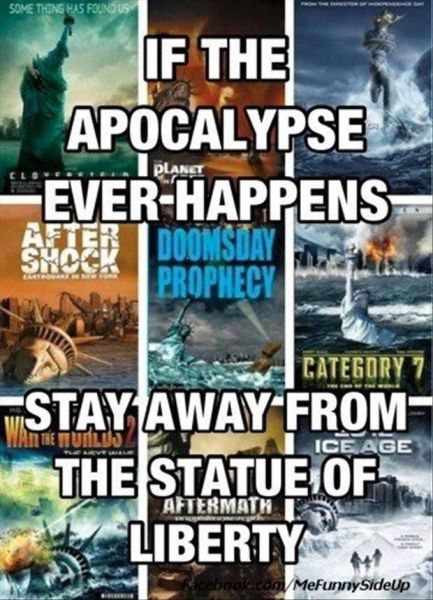 apocalypse, statue of liberty, movie posters