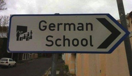 german school, nazi salute, sign, wtf, fail