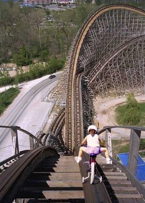 training wheels, roller coaster, wtf, photoshop