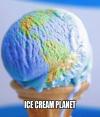 ice cream, earth, cone, meme