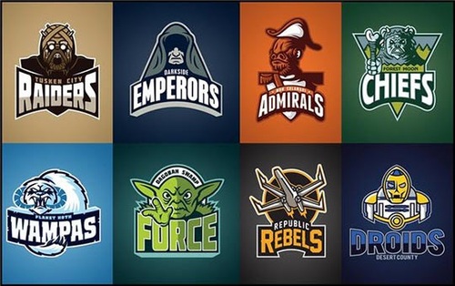 star wars, sports teams, logos