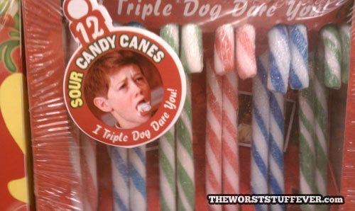 candy cane, sour, worst, product
