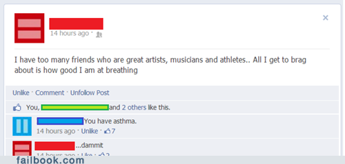 facebook, fail, breathing, asthma