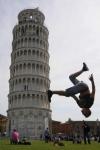 perspective, leaning tower of pisa, flip