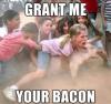 pig, tackle, pig, kids, bacon