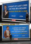 billboard, job hunting, lol