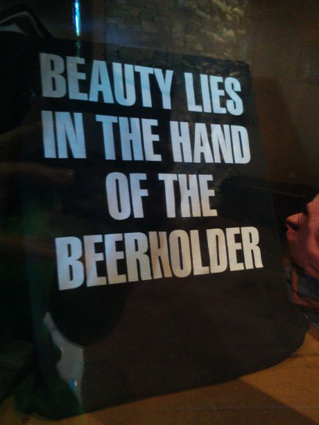 beauty, beer holder, tshirt, lol, wordplay