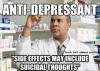 meme, drugs, anti-depressants, side effects, wtf