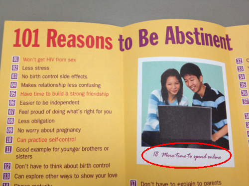 abstinent, pamphlet, abstinence, reasons