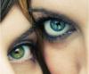 blue, green, eyes