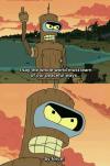 I say the whole world must learn of our peaceful ways, by force!, futurama, bender