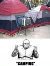 tent, air conditioner, dr evil, camping