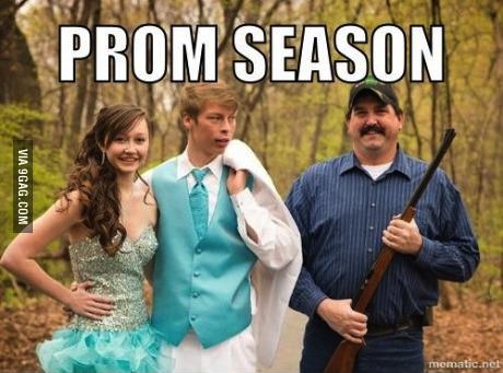 prom season, hunting, meme, couple, rifle